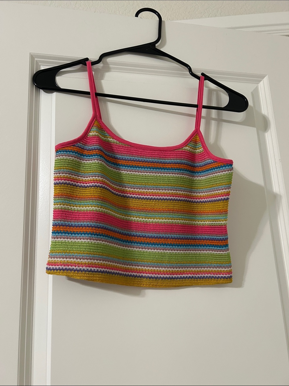 SHEIN Multicolor Striped Knit Cami Tank